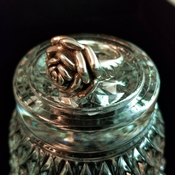 Vintage Rose Ring, 925, Hallmarked, Statement Silver Flower Rose, Size 7.25 - Picture 8 of 11